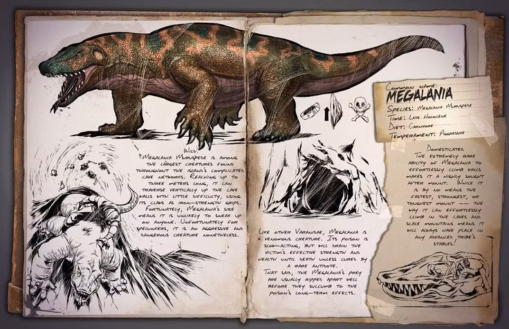  7. Một số truyền thuyết thổ dân có thể mô tả Megalania. Các câu chuyện về "thằn lằn khổng lồ ăn thịt người" trong văn hóa thổ dân Australia được cho là ký ức truyền miệng từ thời còn tồn tại Megalania. Ảnh: Pinterest.
