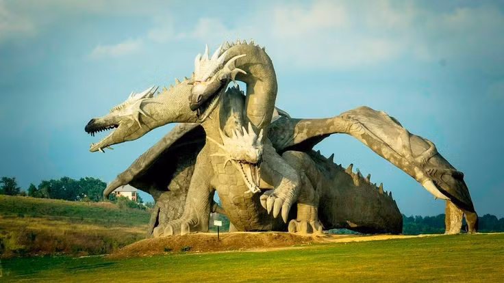  4. Kẻ thù truyền kiếp của anh hùng. Zmey thường xuất hiện như kẻ đối đầu chính của các bogatyr – những dũng sĩ huyền thoại trong sử thi Nga. Ảnh: Pinterest.