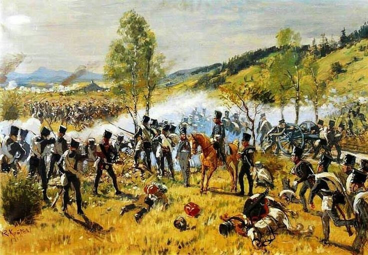  3. Kéo dài bốn ngày. Trận chiến diễn ra từ ngày 16 đến 19/10/1813, với nhiều đợt giao tranh ác liệt ở ngoại ô Leipzig. Ảnh: Pinterest.