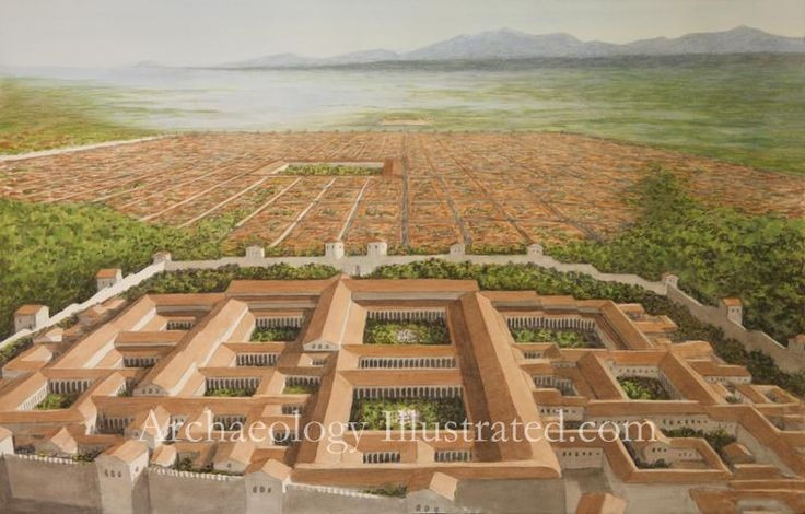  Thành phố được quy hoạch theo dạng lưới hiện đại. Pella được xây dựng theo kiểu quy hoạch đô thị dạng lưới, với các con đường thẳng cắt nhau vuông góc. Đây là phong cách quy hoạch khá tiên tiến vào thời cổ đại, giúp thành phố có hệ thống giao thông rõ ràng và thuận tiện cho việc phát triển đô thị. Ảnh: Pinterest.