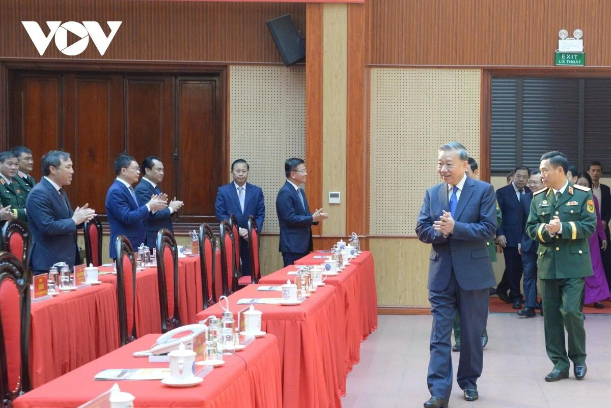 Tổng Bí thư Tô Lâm dự lễ kỉ niệm 80 năm thành lập Binh chủng công binh