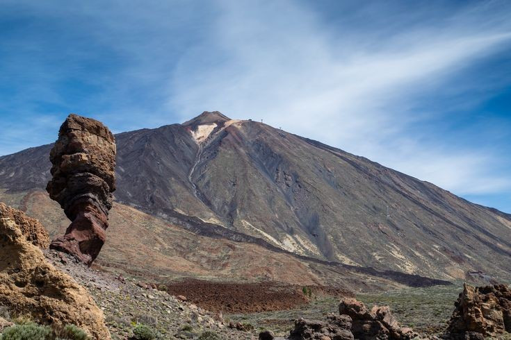  Cảnh quan như trên sao Hỏa. Những cánh đồng dung nham, đá bazan đỏ đen và địa hình khô cằn khiến Teide thường được NASA sử dụng làm nơi mô phỏng bề mặt Sao Hỏa cho các sứ mệnh không gian. Ảnh: Pinterest.