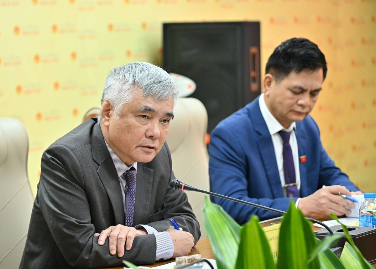 Ông Nguyễn Văn Phúc chia sẻ tại toạ đàm. Ảnh BTC