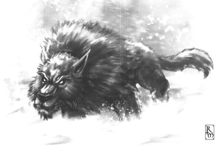  Amarok xuất phát từ thần thoại Inuit cổ đại. Tương truyền, Amarok săn lùng những kẻ đi một mình vào ban đêm, tượng trưng cho sự trừng phạt của thiên nhiên. Ảnh: Pinterest.