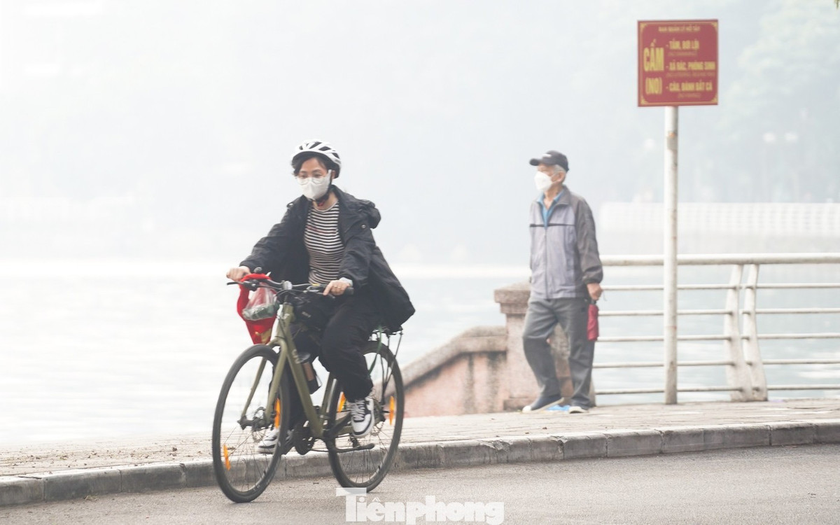 Hà Nội ô nhiễm không khí nặng nhiều ngày nay. Ảnh: Đức Nguyễn