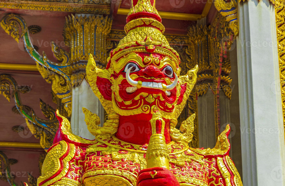  Trong một số kinh Phật, Yaksha còn là sứ giả của chư thiên. Họ truyền đạt thông điệp từ các cõi trời đến nhân gian. Ảnh: vecteezy.com.