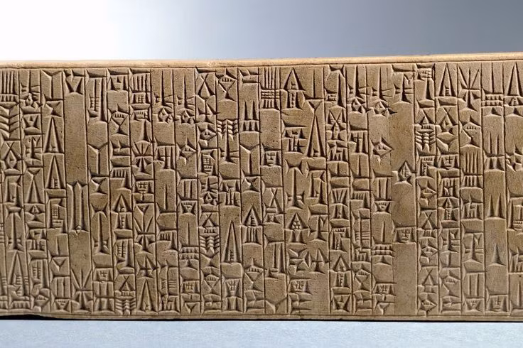  Bộ luật Hammurabi của Babylon là văn bản pháp lý sớm nhất nhân loại. Luật khắc trên đá, áp dụng rộng rãi và thể hiện tư duy pháp trị đặc trưng của vùng Lưỡng Hà. Ảnh: Pinterest.