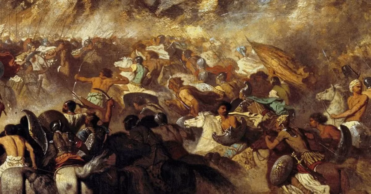  6. Gắn liền với bạo loạn và thảm sát dân sự. Một số ghi chép từ văn bản Babylon cổ cho biết đã có bạo loạn tại Opis và một cuộc thảm sát dân thường sau trận chiến, cho thấy đây không chỉ là một chiến thắng quân sự đơn thuần mà còn kéo theo hệ quả xã hội sâu sắc. Ảnh: thehistorianshut.com.