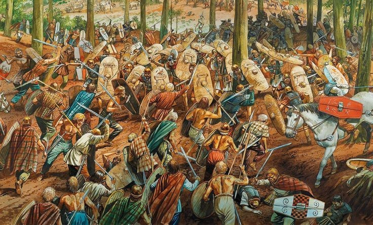  Thắng lợi quyết định của La Mã. Cuộc nổi dậy của Nữ hoàng Boudica chấm dứt hoàn toàn sau trận chiến. Ảnh: Pinterest.