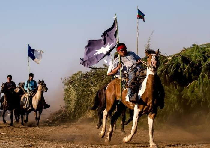  Sinh sống chủ yếu ở Chile và Argentina. Người Mapuche là nhóm bản địa lớn nhất ở miền nam Chile. Ảnh: Pinterest.