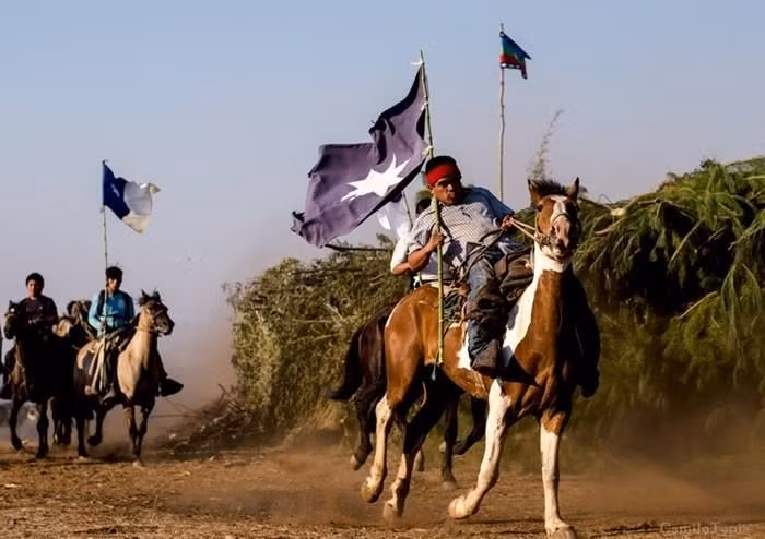  Sinh sống chủ yếu ở Chile và Argentina. Người Mapuche là nhóm bản địa lớn nhất ở miền nam Chile. Ảnh: Pinterest.