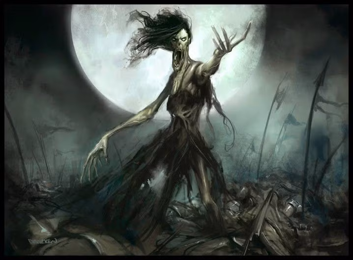  Xuất phát từ thần thoại Celtic. Banshee có nguồn gốc trong văn hóa dân gian Ireland và Scotland, gắn liền với niềm tin về linh hồn gia tộc. Ảnh: Pinterest.