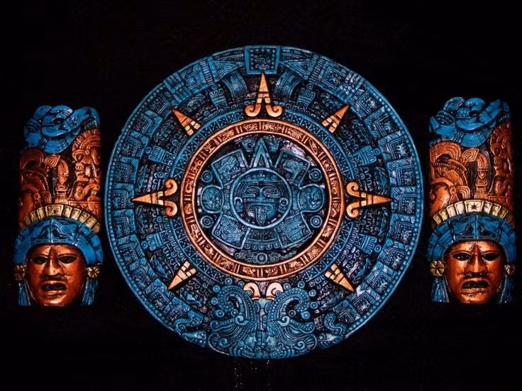  Lịch Đếm Dài vượt xa đời người. Hệ lịch Đếm Dài (Long Count) cho phép người Maya ghi chép thời gian kéo dài hàng nghìn năm, phục vụ lịch sử và vũ trụ quan lâu dài. Ảnh: Pinterest.