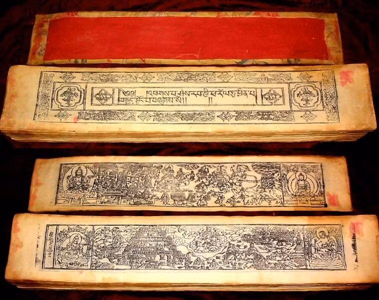 2. Văn bản này có thể chứa vận mệnh chi tiết của từng cá nhân. Theo truyền thuyết, Bhrigu đã nhìn thấy toàn bộ vận số của con người từ quá khứ, hiện tại đến tương lai, và chép lại trong hàng trăm ngàn lá cọ. Ảnh: Pinterest.