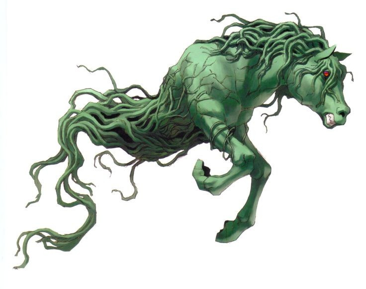  Khả năng biến hình. Kelpie có khả năng biến thành nhiều hình dạng khác nhau, nhưng phổ biến nhất là hình một con ngựa đen bí ẩn. Ảnh: Pinterest.