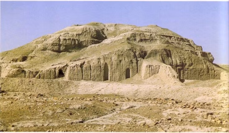  Ngày nay, Eridu là một địa điểm khảo cổ quan trọng. Tàn tích của thành phố nằm gần Tell Abu Shahrain, cung cấp hiểu biết quý giá về thời tiền sử Lưỡng Hà. Ảnh: Pinterest.