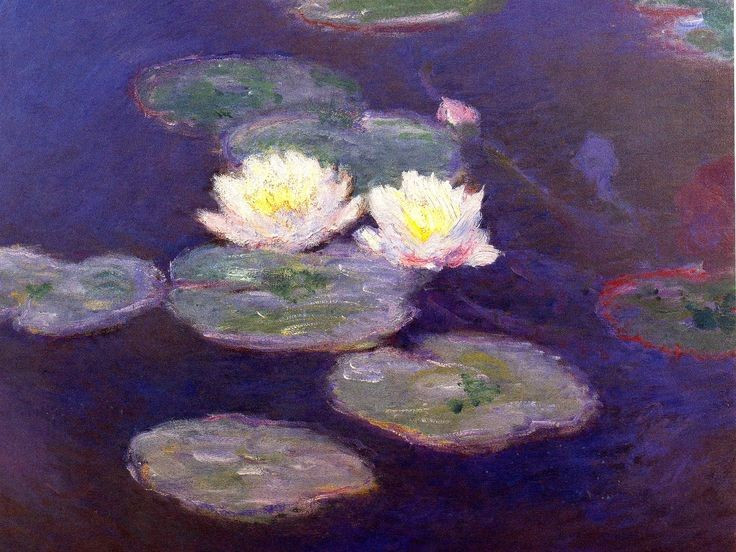  Hoa súng truyền cảm hứng mạnh mẽ cho nghệ thuật phương Tây. Loạt tranh “Water Lilies” của Claude Monet đã đưa hình ảnh hoa súng trở thành biểu tượng của trường phái Ấn tượng và mỹ học hiện đại. Ảnh: Pinterest.