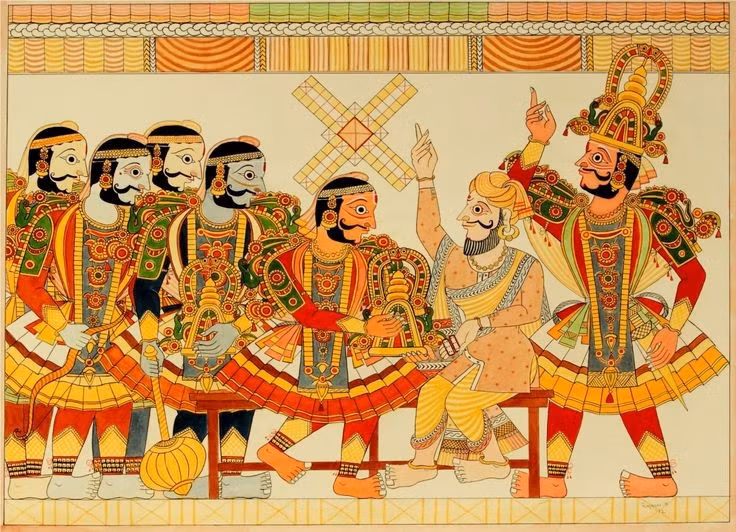  6. Bhagavad Gita nằm trong Mahabharata. Tác phẩm triết học – tôn giáo nổi tiếng Bhagavad Gita chính là một phần quan trọng thuộc sử thi này. Ảnh: Pinterest.