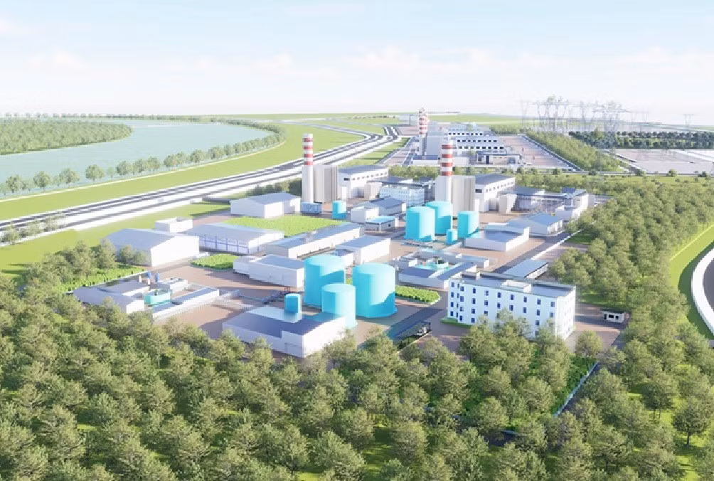 Mô phỏng Nhà máy nhiệt điện LNG Hải Phòng.