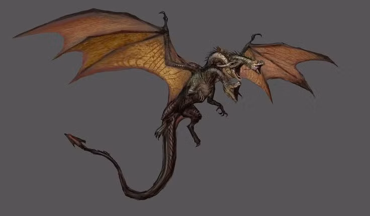  2. Biểu tượng của sự hủy diệt. Zmey thường được mô tả là sinh vật gieo rắc lửa và tàn phá, đe dọa dân làng và mùa màng. Ảnh: Pinterest.