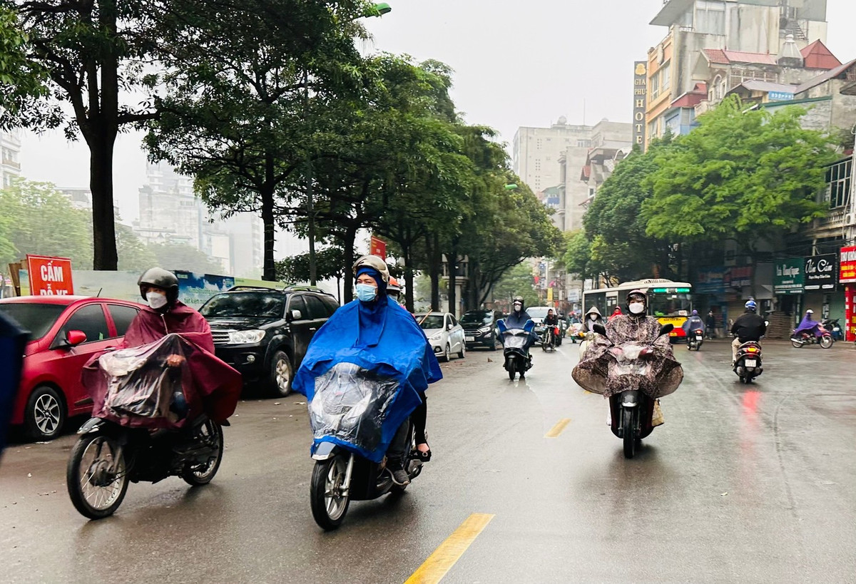 Miền Bắc có thể xuất hiện mưa nhỏ rải rác trong hôm nay (22/3).