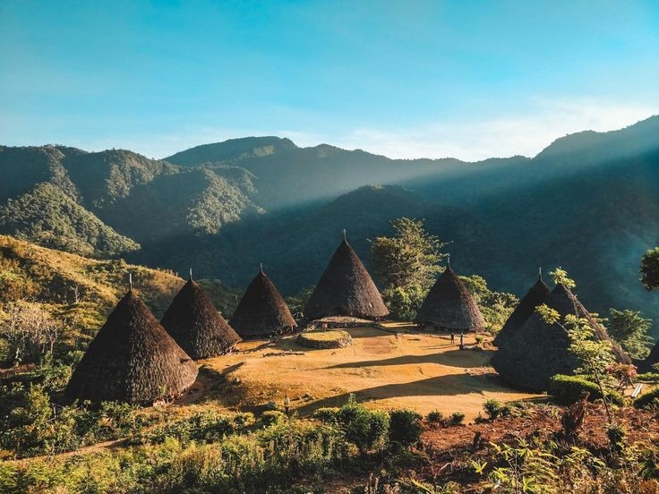  Là không gian sinh sống của nhiều cộng đồng bản địa. Các tộc người như Dani, Asmat và Amungme đã sinh sống tại đây hàng nghìn năm, duy trì lối sống truyền thống gắn chặt với rừng, núi và sông suối. Ảnh: Pinterest.