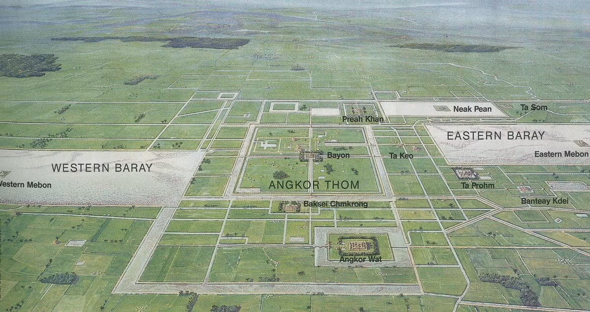  Kiểm soát lũ lụt thông minh. Không chỉ tích nước, hệ thống còn giúp điều tiết lũ, giảm thiệt hại do mưa lớn trong mùa gió mùa. Ảnh: camerotaincambodia.wordpress.com.