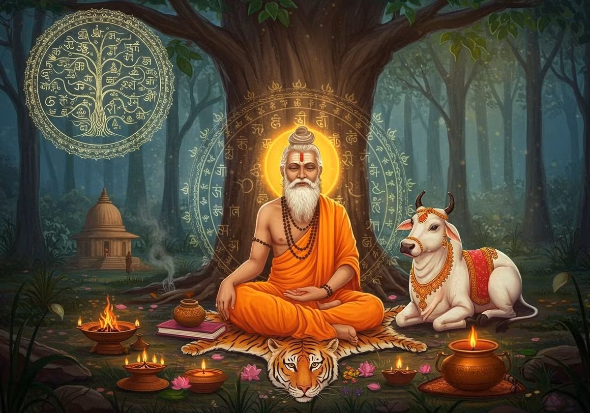  7. Được xem là nền tảng cho nhiều trường phái chiêm tinh hiện đại. Các nguyên lý chiêm tinh trong Bhrigu Samhita đã ảnh hưởng sâu sắc đến chiêm tinh học Ấn Độ và còn được ứng dụng trong các hệ thống hiện đại. Ảnh: poojn.in.