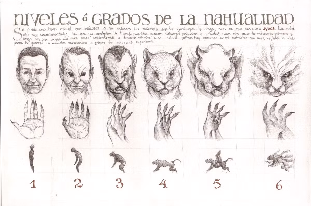  Mặt tối đầy sợ hãi. Một số Nahual bị xem là phù thủy hắc ám, lợi dụng quyền năng để gieo rắc bệnh tật, tai họa hoặc điều khiển linh hồn. Ảnh: Pinterest.