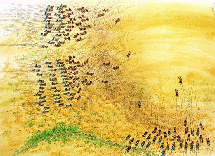  3. Đường hành quân của quân Ai Cập là một canh bạc táo bạo. Thay vì đi đường vòng an toàn, Thutmose III chọn con đường hẹp qua núi Carmel để bất ngờ đánh vào Megiddo, khiến quân Canaan không kịp trở tay. Ảnh: Pinterest.