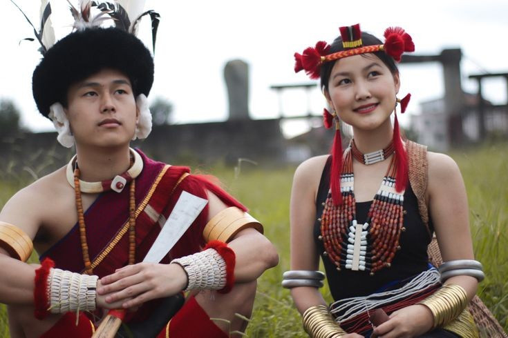  Ngôn ngữ Naga thuộc hệ Tạng–Miến. Các cộng đồng Naga sử dụng nhiều ngôn ngữ khác nhau, phần lớn thuộc nhánh Tạng–Miến, phản ánh sự đa dạng văn hóa hình thành qua hàng nghìn năm sinh sống ở vùng núi hiểm trở. Ảnh: Pinterest.