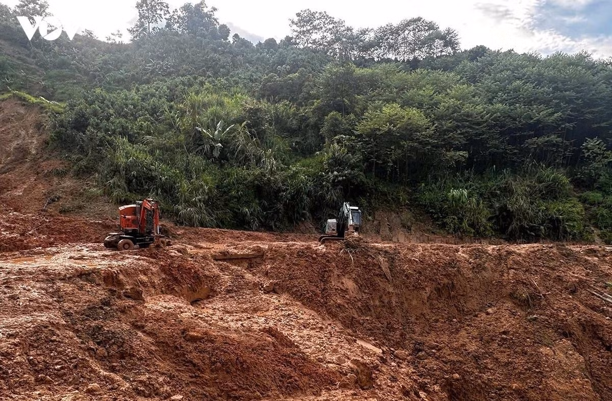 Vị trí sạt lở