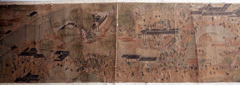 Hình ảnh Hồng Kiều trong bức tranh.