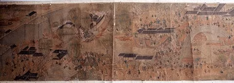 Hình ảnh Hồng Kiều trong bức tranh.