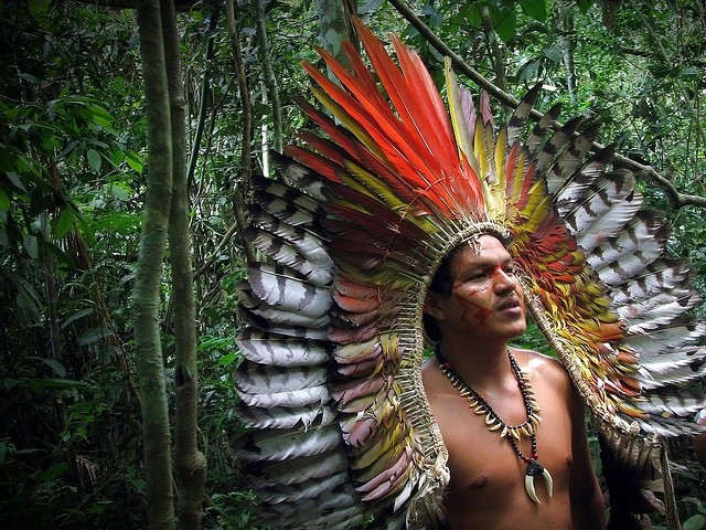  Có nhiều ngôn ngữ khác nhau. Người Xingu không phải một nhóm duy nhất mà gồm nhiều bộ tộc nhỏ với các phương ngữ khác nhau. Ảnh: Pinterest.