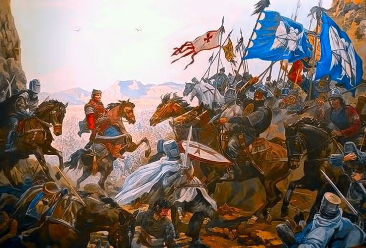  Thất bại nặng nề của Byzantine. Hàng chục nghìn binh sĩ Byzantine tử trận hoặc bị bắt, khiến đế chế này mất quyền kiểm soát Syria. Ảnh: Pinterest.