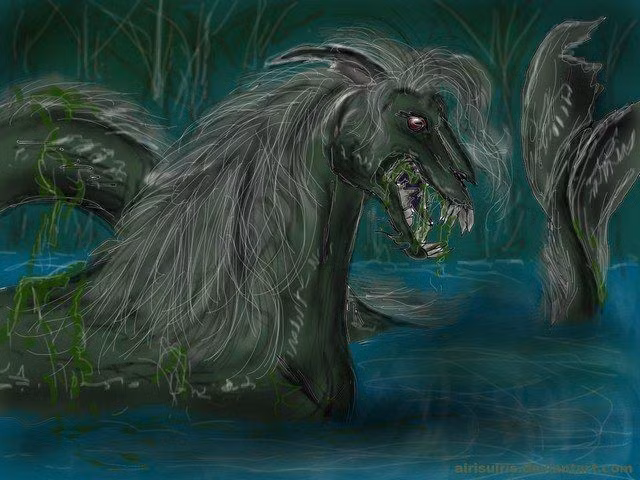  Sức mạnh siêu phàm. Ngựa Kelpie được cho là có sức mạnh gấp mười con ngựa thường, có thể dễ dàng phá hủy cối xay hoặc nhổ cây. Ảnh: Pinterest.