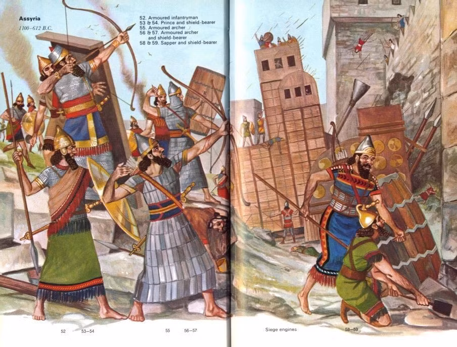  Minh chứng cho sức mạnh đế chế Assyria. Trận Lachish thể hiện rõ chiến thuật và sức mạnh quân sự vượt trội của Assyria trong thời kỳ đỉnh cao của đế chế này. Ảnh: Pinterest.