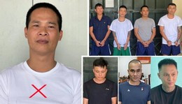 Ý &quot;ẻng&quot; cùng các đối tượng trong băng nhóm phạm tội. Ảnh: CACC