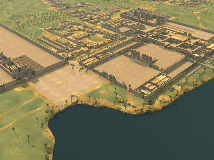  Thời gian tồn tại rất ngắn. Amarna chỉ giữ vai trò kinh đô trong khoảng 15–20 năm. Sau khi Akhenaten chết, triều đình nhanh chóng quay về Thebes, để lại Amarna bị bỏ hoang gần như hoàn toàn. Ảnh: Pinterest.