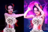 Ngân 98 "mặc như không" đi diễn gây tranh cãi