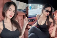 Hot girl 1,5 triệu fan Thái Lan thả dáng trên xế hộp hút ánh nhìn