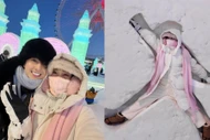Cặp đôi đình đám Bình An - Phương Nga gây chú ý với ảnh ngắm tuyết đẹp như mơ