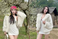 Danh tính hot girl check-in hoa mận Mộc Châu khiến netizen 'rần rần'