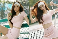 Mai Hà Hoàng Yến tung loạt ảnh khoe vóc dáng cực phẩm trên sân tennis
