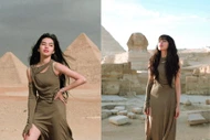Đỗ Khánh Vân gây chú ý khi bày tỏ thất vọng khi đến kim tự tháp Ai Cập