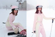 Cựu hot girl Sun HT cuốn hút trong bộ ảnh trượt tuyết cùng hội bạn đình đám