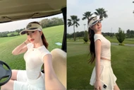 Tiktoker Hà Môi gia nhập bộ môn của 'giới nhà giàu' golf
