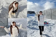 Võ Nữ Ngân Hà đốn tim fan với bộ ảnh tuyết trắng tinh khôi tại Nhật Bản