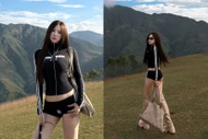'Hot girl Tuyên Quang' khoe dáng giữa khung cảnh Tà Xùa đẹp như tranh vẽ